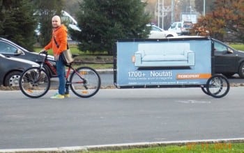 Bikevertising pentru un plus de mobilitate