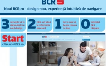 BCR a relansat site-ul www.bcr.ro
